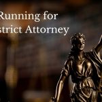 running for district attorney scales of justice