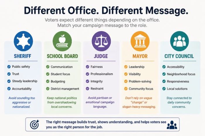 campaign office messaging