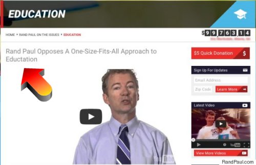 Rand Paul Education Error