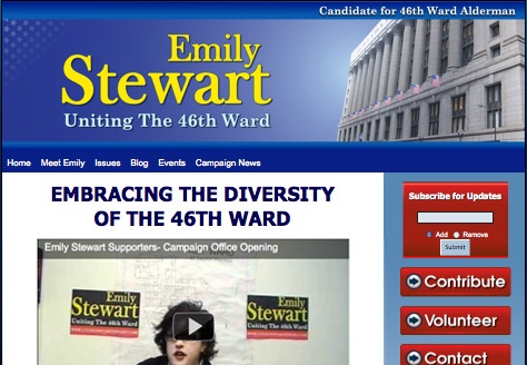 Emily Stewart for Chicago 46th Ward Alderman 2011 Election