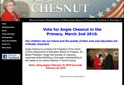 Angie Chesnut - Harris County Department of Education Board of