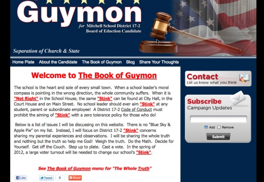 Craig Guyman for Mitchell School District (28611 visits) Craig Guyman for Mitchell School District