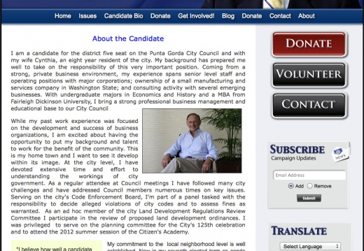 Charlie Counsil for Punta Gorda, FL City Council 