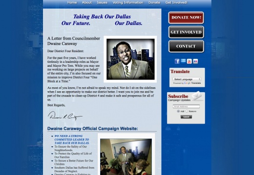 Dwaine Caraway for Dallas City Council - District 4