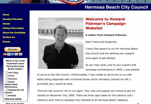 Howard Fishman - Hermosa Beach City Council Election