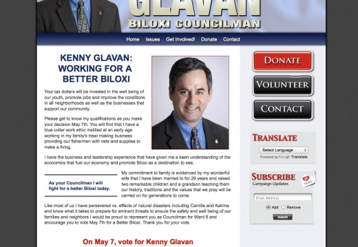 Kenny Glavan for Biloxi Councilman - Ward 6