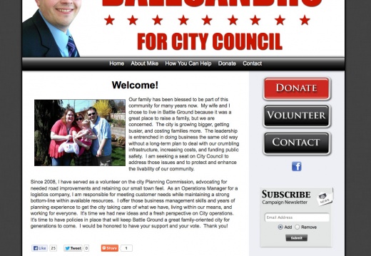 Mike Dalesandro for Battle Ground City Council