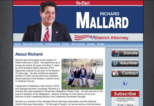 Re-Elect Richard Mallard - District Attorney