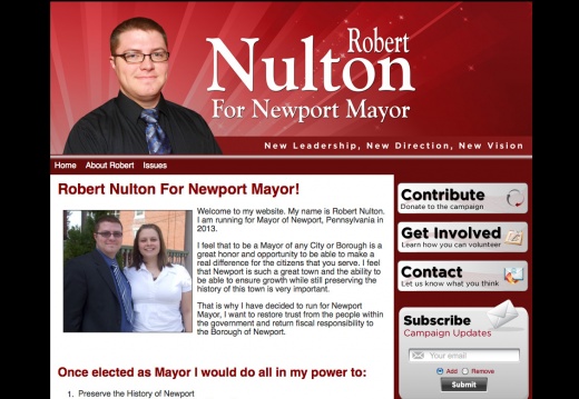 Robert Nulton for Newport Mayor