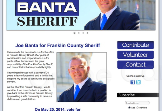 Joe Banta for Franklin County Sheriff