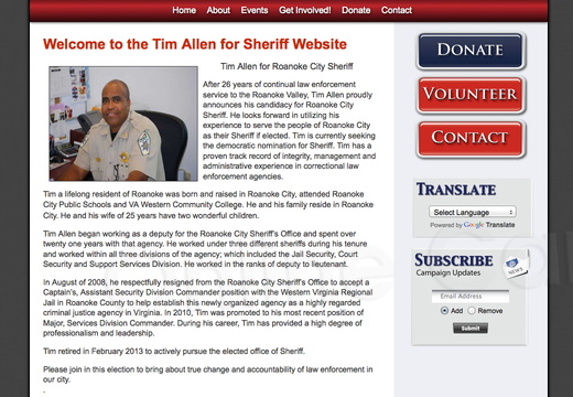 Tim Allen for Roanoke City Sheriff