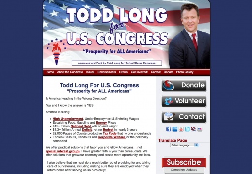 Todd Long For US Congress