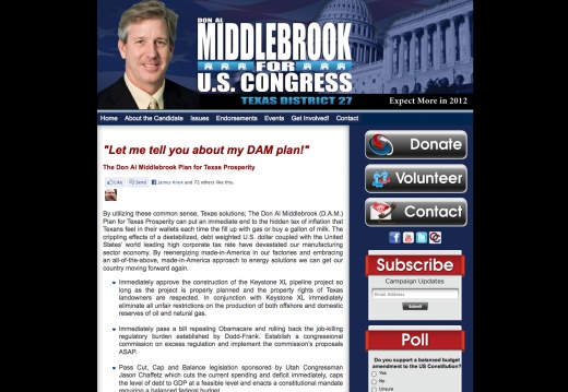 Don Al Middlebrook for US Congress (12251 visits) Don Al Middlebrook for US Congress