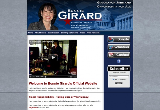 Bonnie Girard for Congress - Virginia\'s 4th District