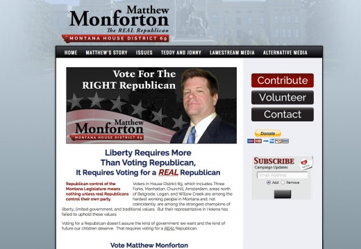 Matthew Monforton for Montana House of Representatives