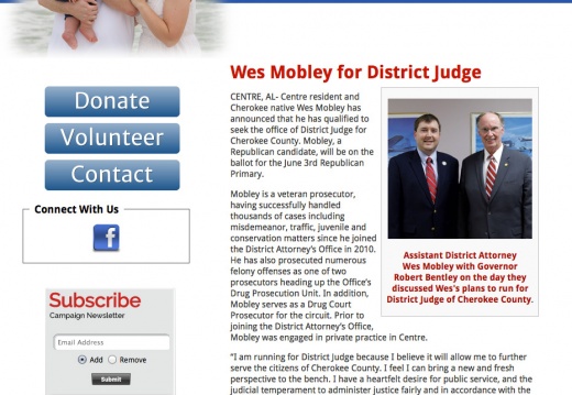 Wes Mobley for District Judge