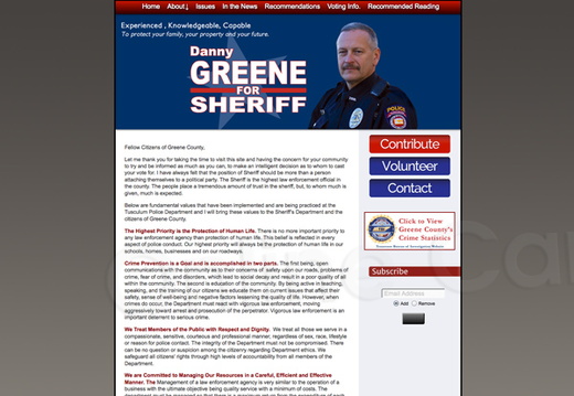 Danny Greene for Greene County Sheriff
