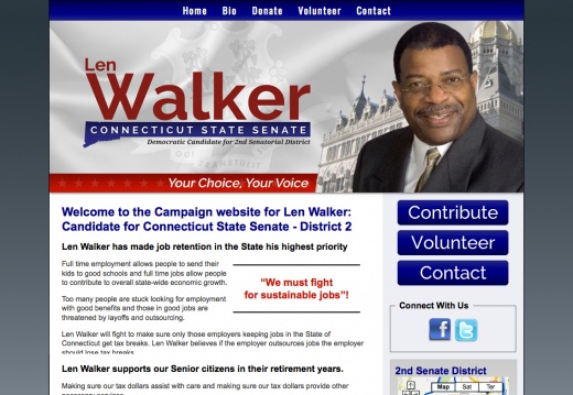 Len Walker for Connecticut State Senate - District 2