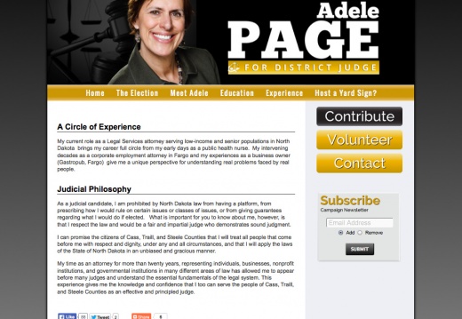 Adele Page for East Central District Judge