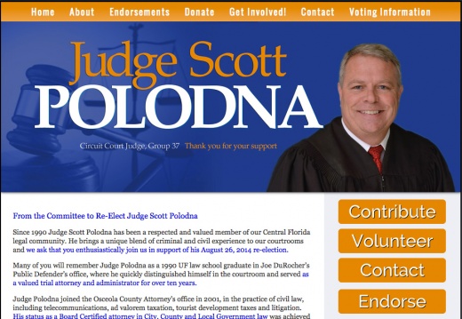 Re Elect Judge Scott Polodna