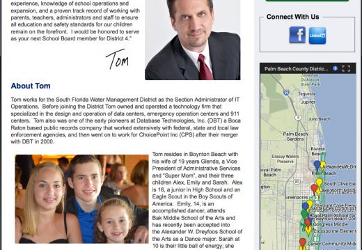 Tom Sutterfield for Palm Beach County School Board - District 4 