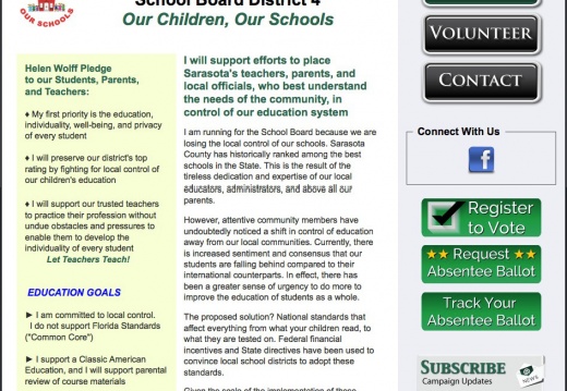 Helen Wolff for Sarasota County School Board - District 4