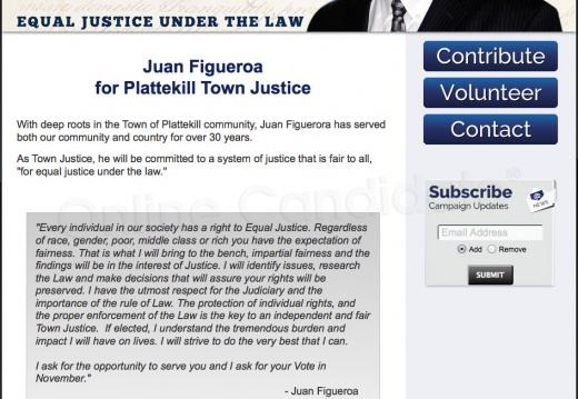 Juan Figueroa for Plattekill Town Justice