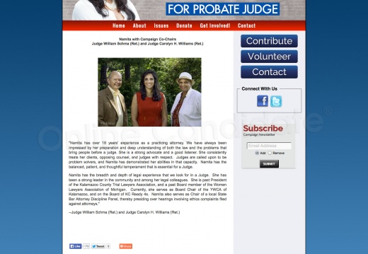 Namita Sharma for Kalamazoo County Probate Court
