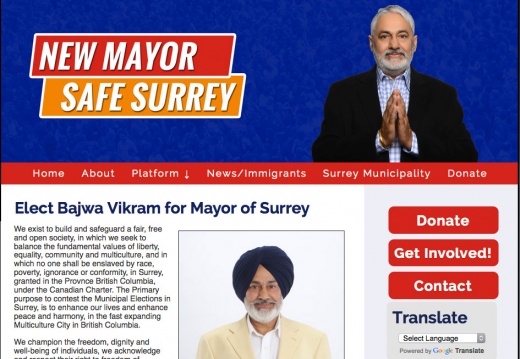 Bajwa Vikram for Mayor of Surrey