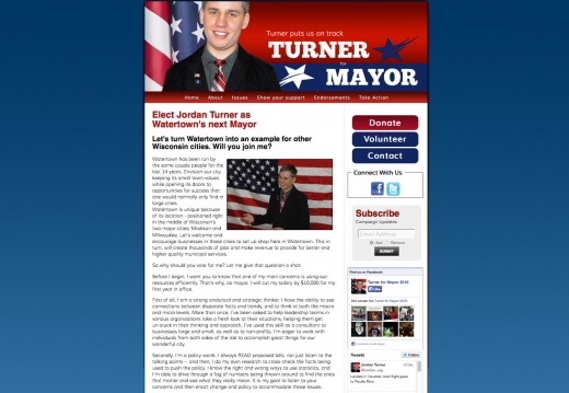 Jordan Turner for Watertown Mayor
