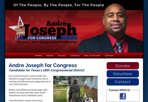 Joseph for Congress - Candidate for Texas's 18th Congressional District