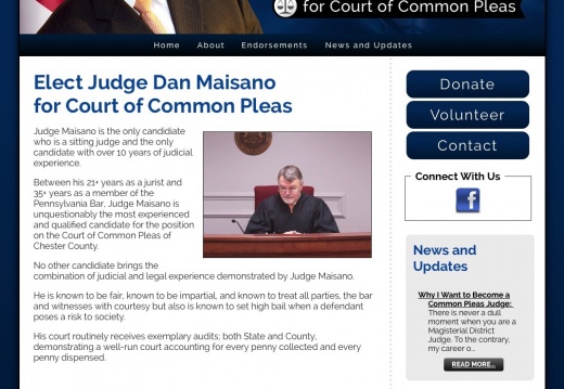 Elect Judge Dan Maisano for Court of Common Pleas