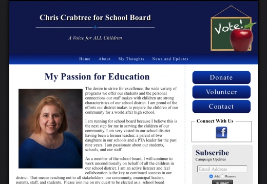 Chris Crabtree for School Board