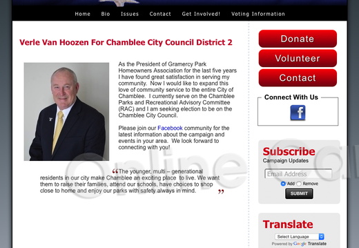 Vote Van Hoozen for Chamblee City Council (18947 visits) Vote Van Hoozen for Chamblee City Council