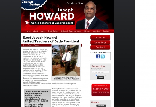 Joseph Howard United Teachers of Dade President