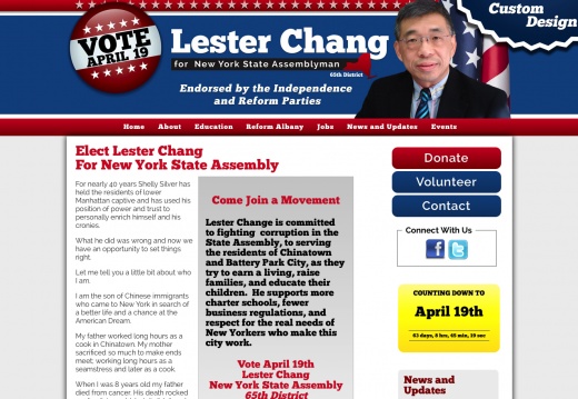 Lester Chang For New York State Assembly
