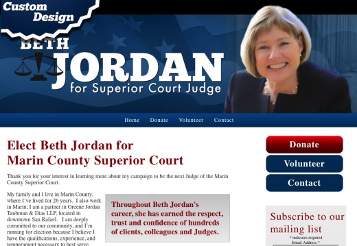 Elect Beth Jordan for Marin County Superior Court