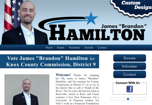 Vote James "Brandon" Hamilton for Knox County Commission, District 9