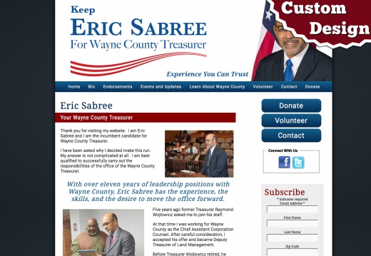 Eric Sabree for Wayne County Treasurer