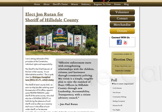 Jon Rutan for Sheriff of Hillsdale County