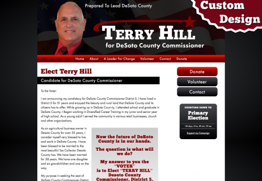 Terry Hill for DeSoto County Commissioner