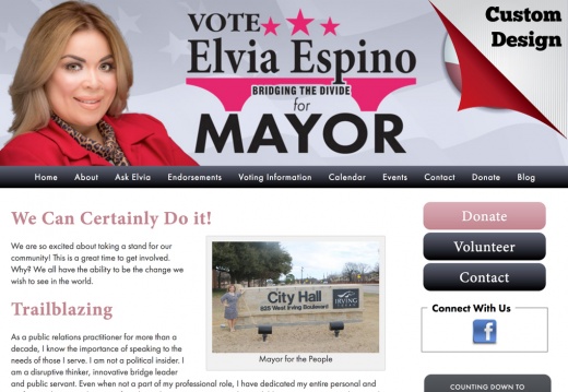 Elvia Espino for Mayor