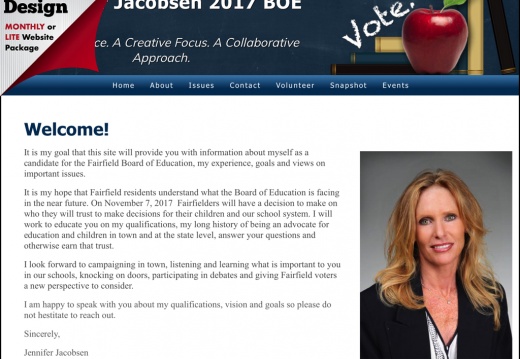 Jennifer Jacobsen for Fairfield Board of Education