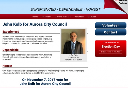 John Kolb for Aurora City Council
