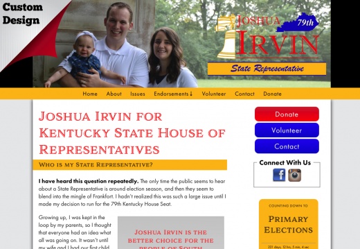 Joshua Irvin for Kentucky State House of Representatives
