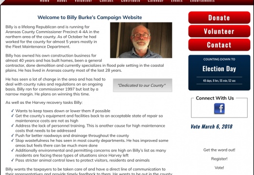 Billy Burke for County Commissioner Precinct 4 4A