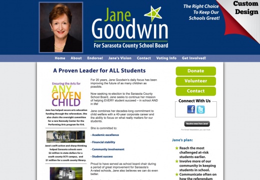 Jane Goodwin for School Board (10232 visits) Jane Goodwin for School Board