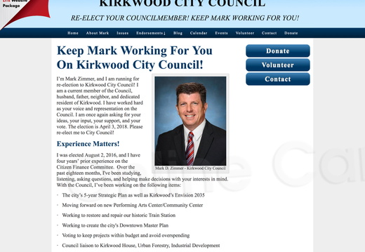Mark Zimmer to Kirkwood City Council