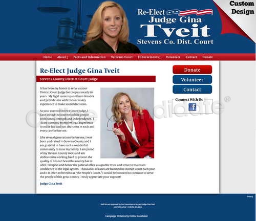 Re Elect Judge Gina Tveit Stevens County District Court Judge