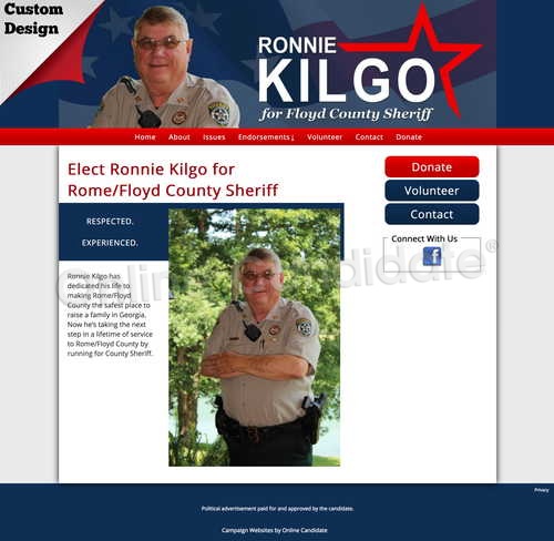 Ronnie Kilgo for Rome:Floyd County Sheriff.jpg